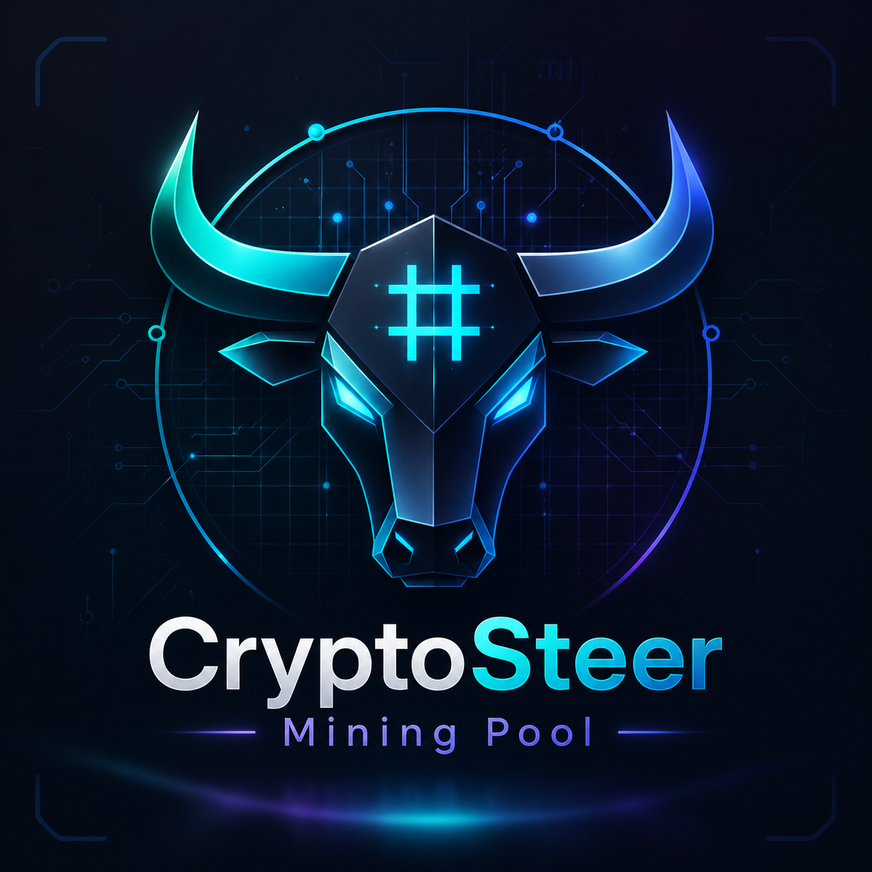 CryptoSteer bull logo